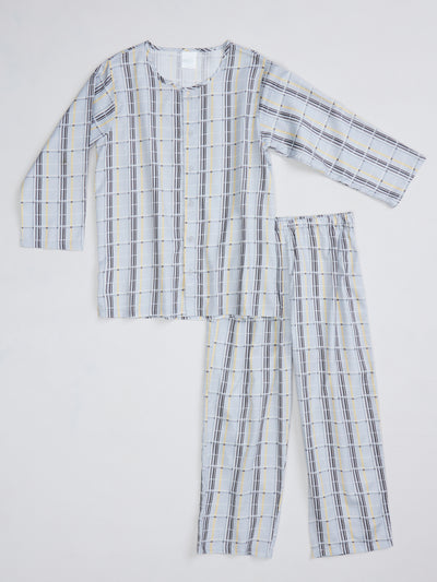 Grey Checks Nightsuit