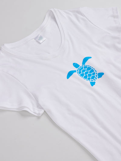 Turtle Tales Women's T-shirt PJ Set T-Shirt