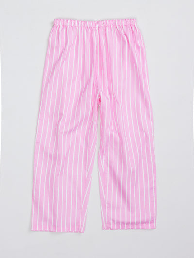 Pink Stripes Nightsuit