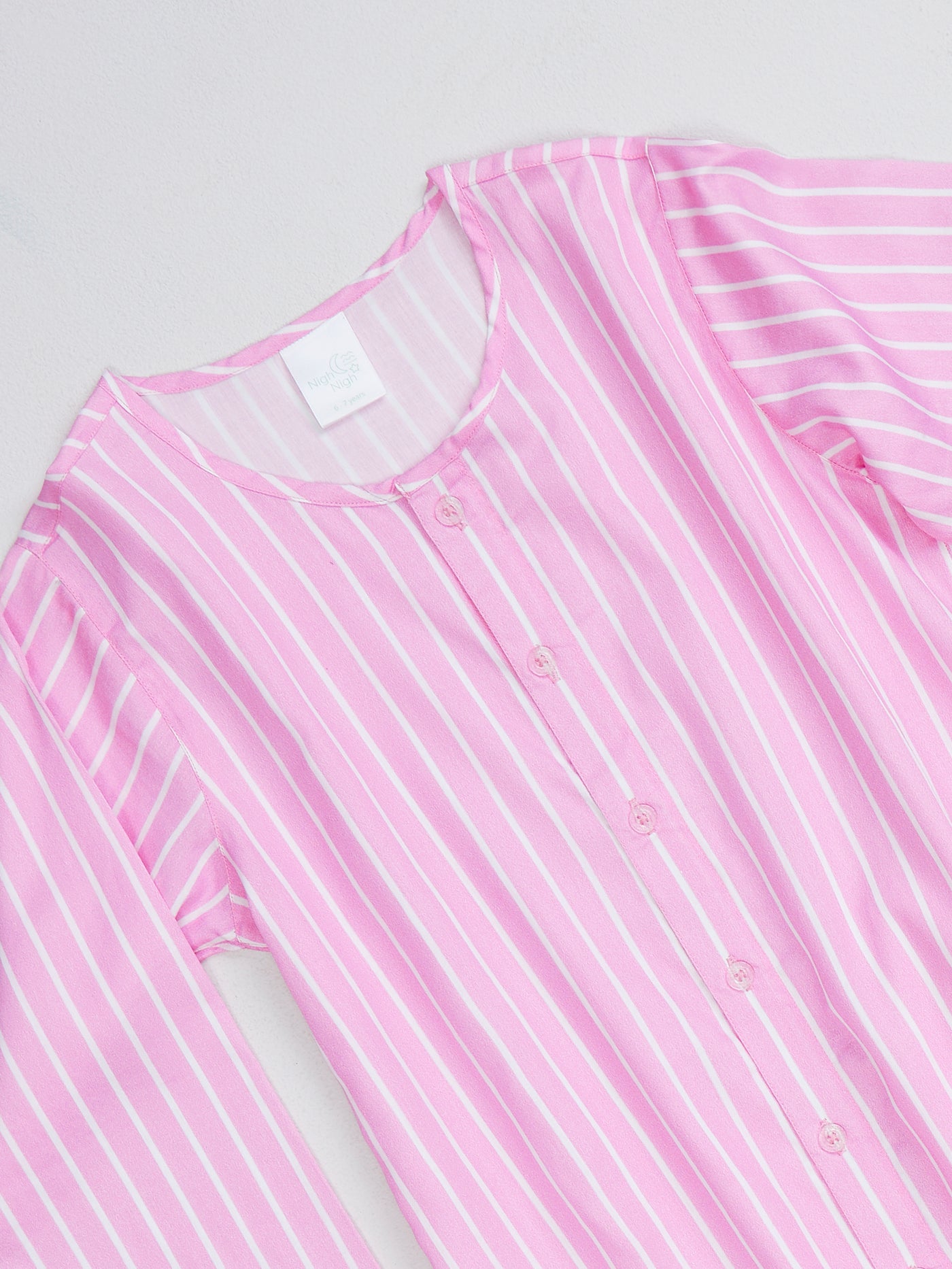 Pink Stripes Nightsuit