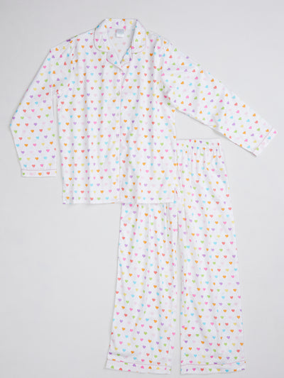 Rainbow Hearts Women's Nightsuit