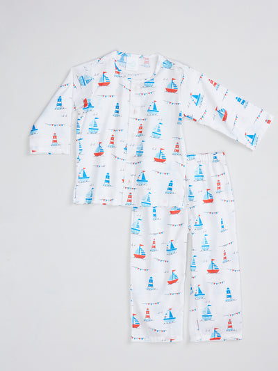 Sailing Boats Infant Nightsuit