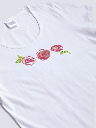 English Rose Women's T-Shirt PJ Set