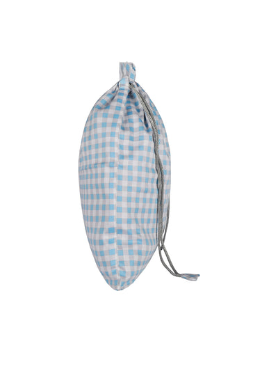 Checks Drawstring Bag