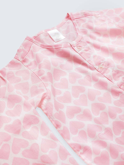 Pink Hearts Nightsuit