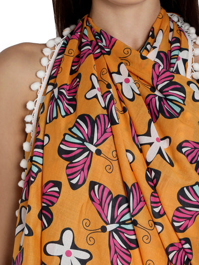 Butterfly (Orange) Sarong