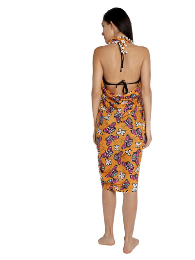 Butterfly (Orange) Sarong