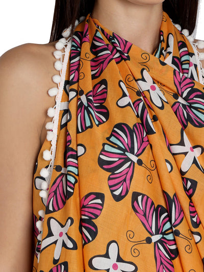 Butterfly (Orange) Sarong