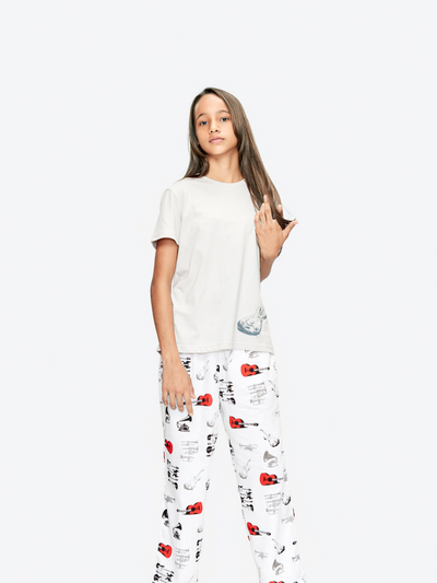 Guitar T-shirt PJ Set